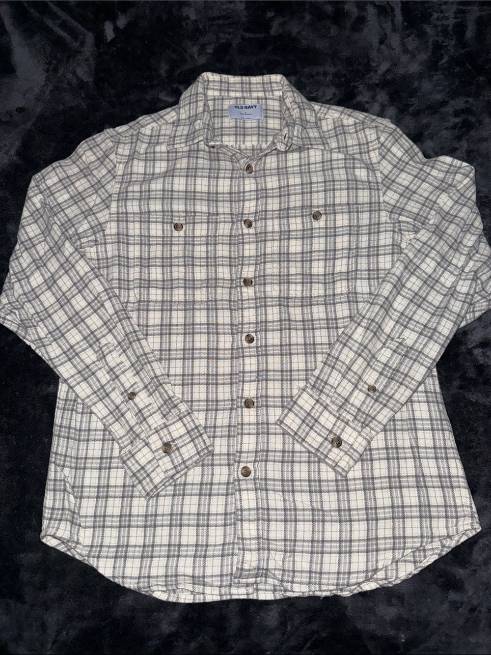 ON Men’s Double-Brushed Flannel Shirt - S